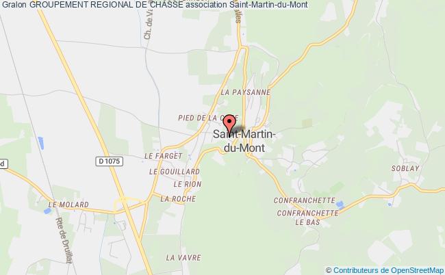 plan association Groupement Regional De Chasse Neuville-sur-Ain