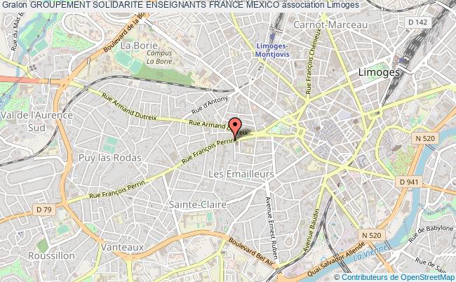 plan association Groupement Solidarite Enseignants France Mexico Limoges