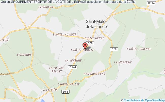 plan association Groupement Sportif De La Cote De L'espace Saint-Malo-de-la-Lande