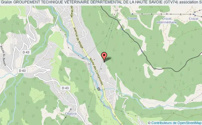 plan association Groupement Technique VÉtÉrinaire DÉpartemental De La Haute Savoie (gtv74) Saint-Gervais-les-Bains