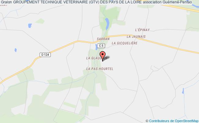 plan association Groupement Technique VÉtÉrinaire (gtv) Des Pays De La Loire Guémené-Penfao