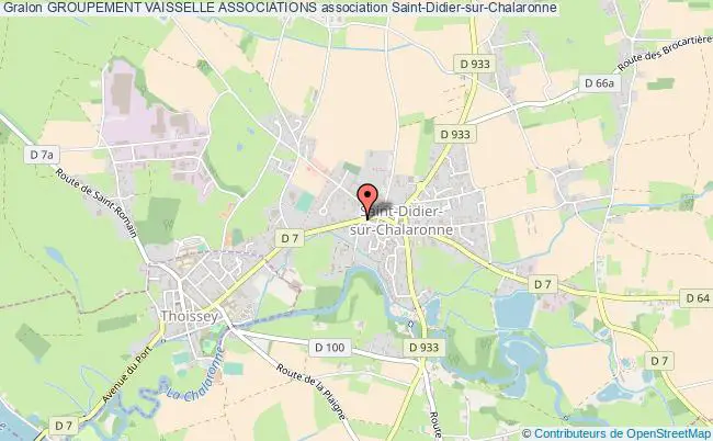 plan association Groupement Vaisselle Associations Saint-Didier-sur-Chalaronne