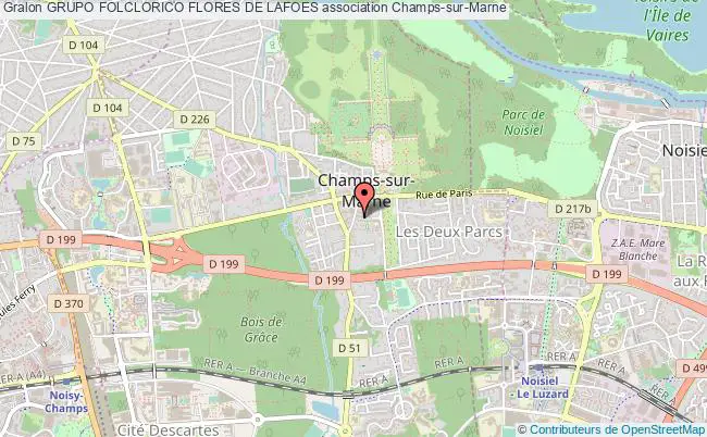 plan association Grupo Folclorico Flores De Lafoes Champs-sur-Marne