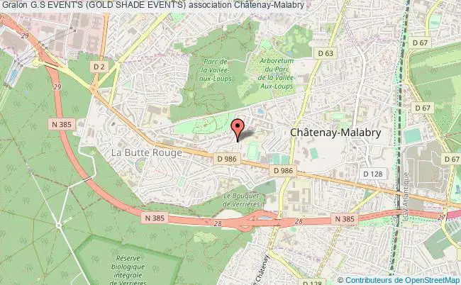 plan association G.s Event's (gold Shade Event's) Châtenay-Malabry