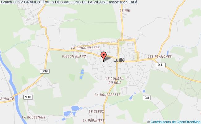 plan association Gt2v Grands Trails Des Vallons De La Vilaine Laillé