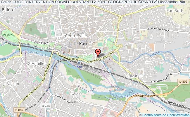 plan association Guide D'intervention Sociale Couvrant La Zone Geographique Grand Pau Pau