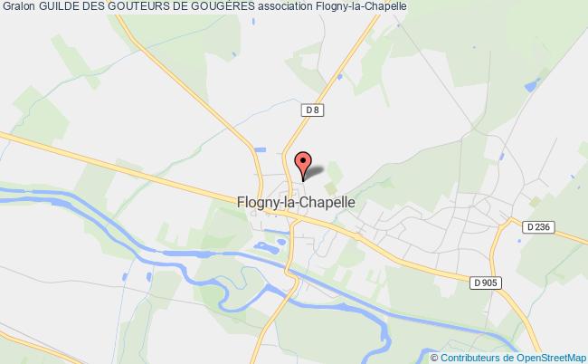 plan association Guilde Des Gouteurs De GougÈres Flogny-la-Chapelle