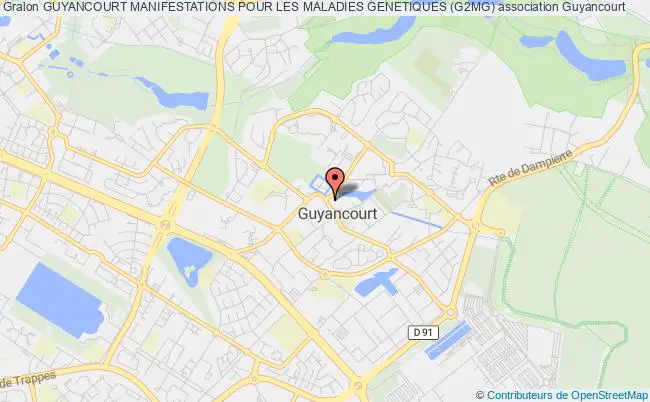 plan association Guyancourt Manifestations Pour Les Maladies Genetiques (g2mg) Guyancourt