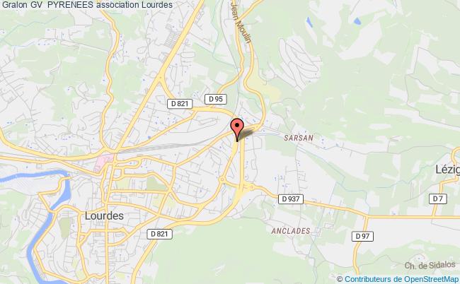plan association Gv  Pyrenees Lourdes