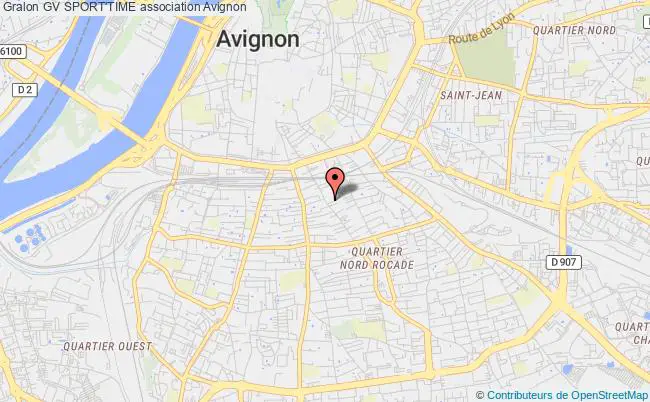 plan association Gv Sport'time Avignon