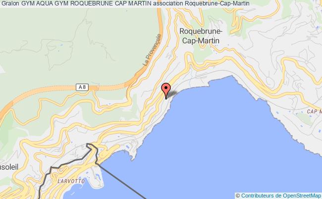 plan association Gym Aqua Gym Roquebrune Cap Martin Roquebrune-Cap-Martin