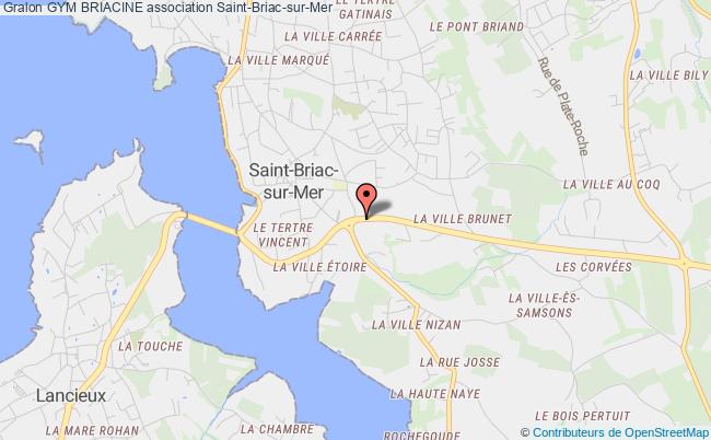 plan association Gym Briacine Saint-Briac-sur-Mer