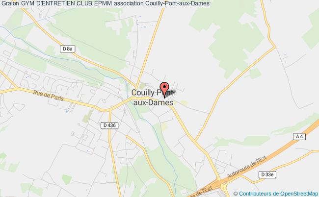 plan association Gym D'entretien Club Epmm Couilly-Pont-aux-Dames