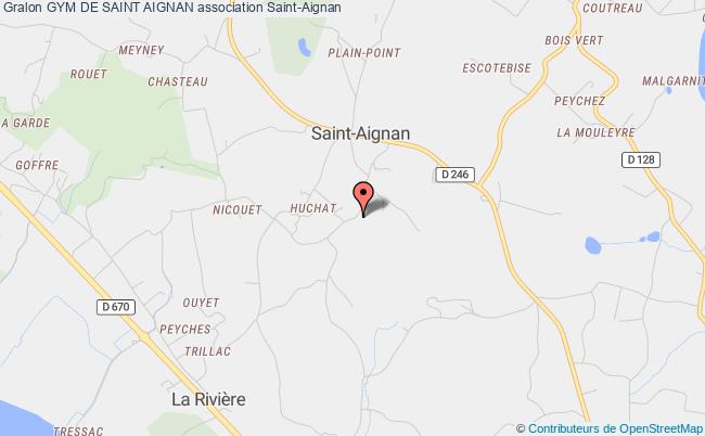 plan association Gym De Saint Aignan Saint-Aignan
