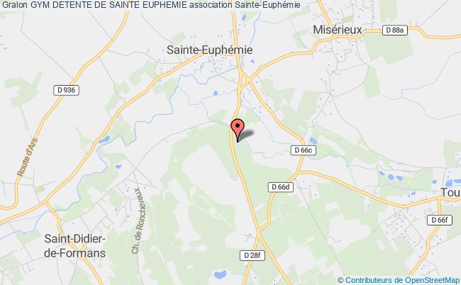 plan association Gym Detente De Sainte Euphemie Sainte-Euphémie