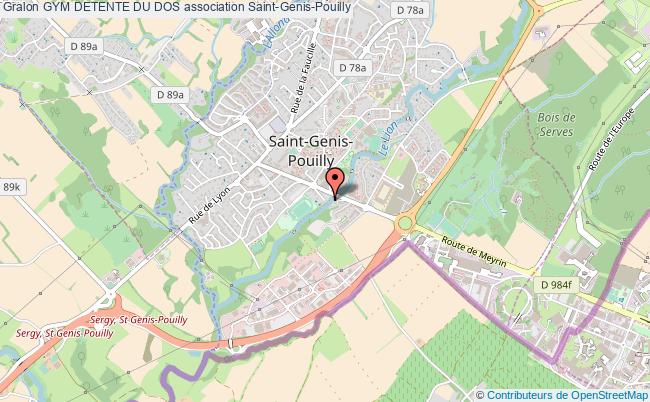 plan association Gym Detente Du Dos Saint-Genis-Pouilly