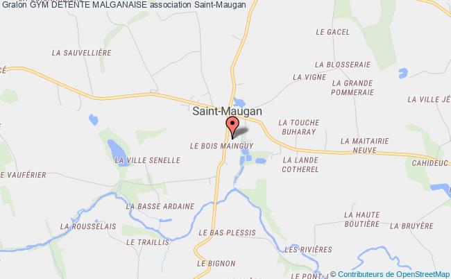 plan association Gym Detente Malganaise Saint-Maugan