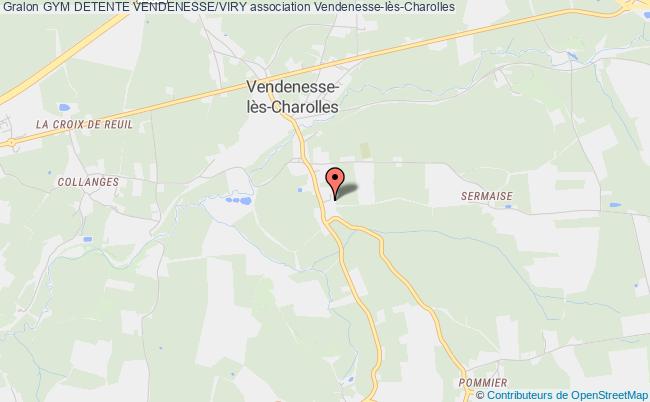 plan association Gym Detente Vendenesse/viry Vendenesse-lès-Charolles