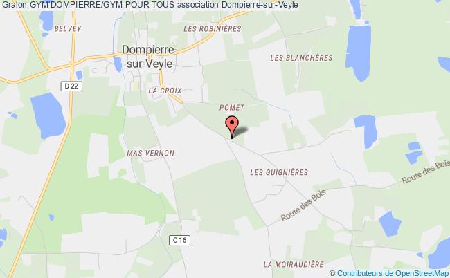 plan association Gym'dompierre/gym Pour Tous Dompierre-sur-Veyle
