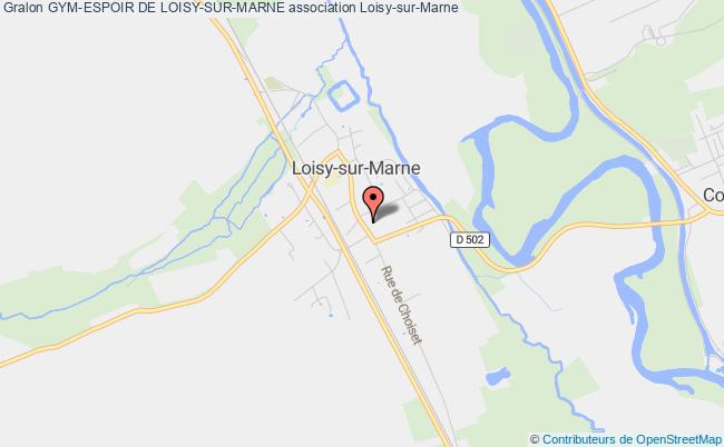 plan association Gym-espoir De Loisy-sur-marne Loisy-sur-Marne