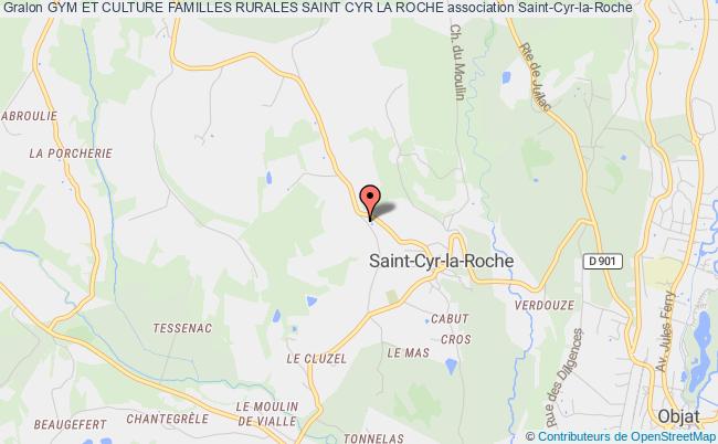 plan association Gym Et Culture Familles Rurales Saint Cyr La Roche Saint-Cyr-la-Roche