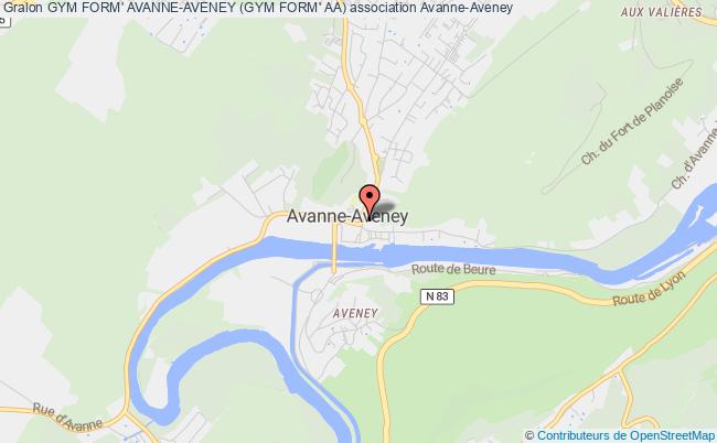plan association Gym Form' Avanne-aveney (gym Form' Aa) Avanne-Aveney