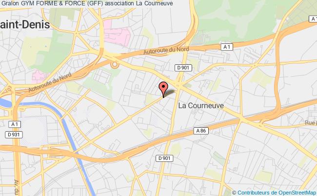 plan association Gym Forme & Force (gff) La Courneuve