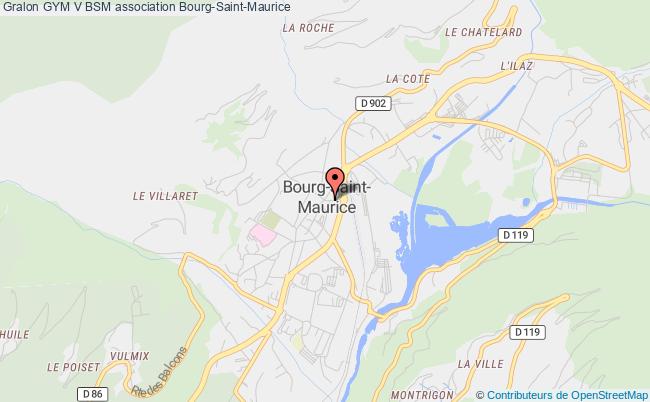 plan association Gym V Bsm Bourg-Saint-Maurice