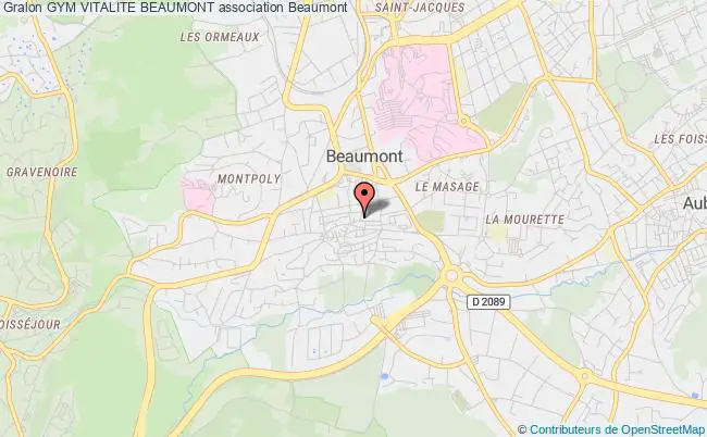 plan association Gym Vitalite Beaumont Beaumont