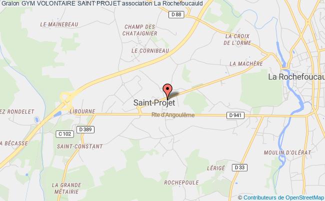 plan association Gym Volontaire Saint Projet Rochefoucauld-en-Angoumois