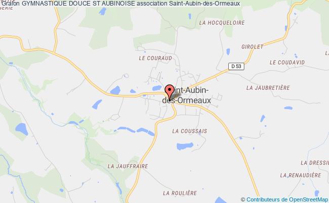 plan association Gymnastique Douce St Aubinoise Saint-Aubin-des-Ormeaux