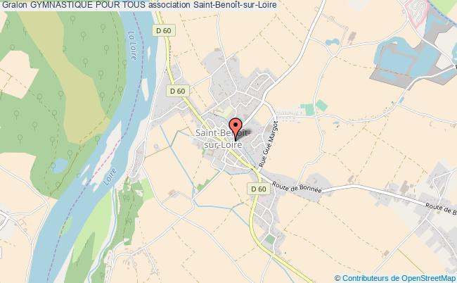 plan association Gymnastique Pour Tous Saint-Benoît-sur-Loire