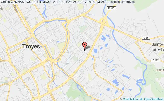 plan association Gymnastique Rythmique Aube Champagne Events (grace) Troyes