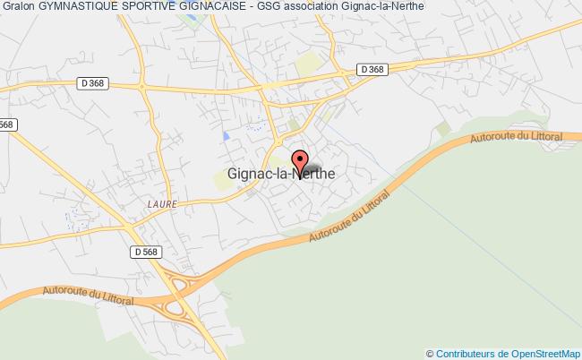 plan association Gymnastique Sportive Gignacaise - Gsg Gignac-la-Nerthe