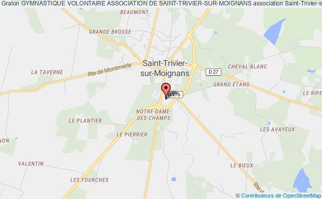 plan association Gymnastique Volontaire Association De Saint-trivier-sur-moignans Saint-Trivier-sur-Moignans
