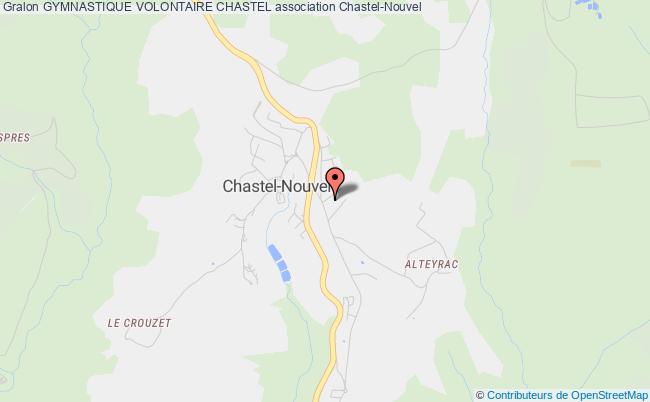 plan association Gymnastique Volontaire Chastel Chastel-Nouvel