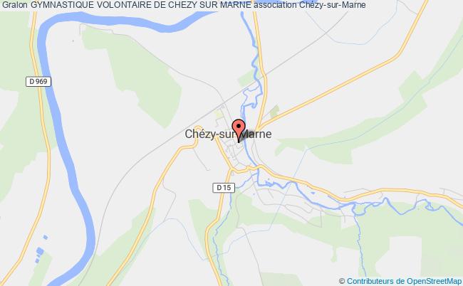 plan association Gymnastique Volontaire De Chezy Sur Marne Chézy-sur-Marne