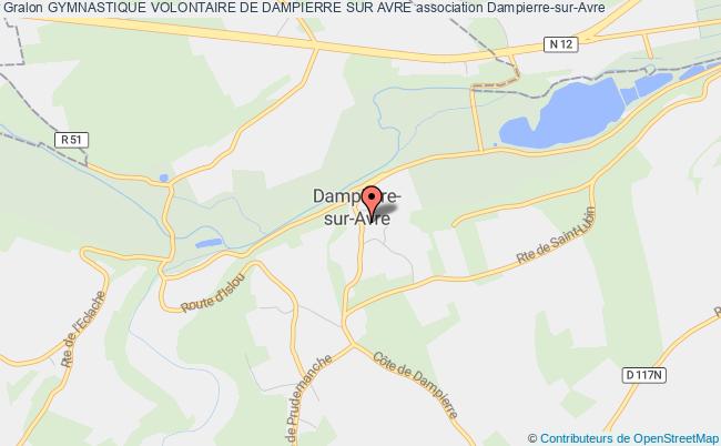 plan association Gymnastique Volontaire De Dampierre Sur Avre Dampierre-sur-Avre