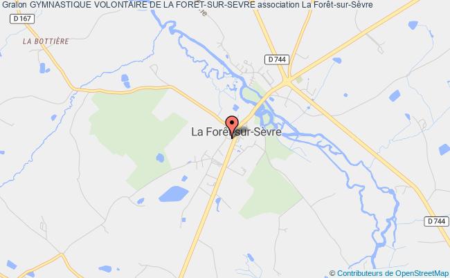 plan association Gymnastique Volontaire De La Foret-sur-sevre La Forêt-sur-Sèvre