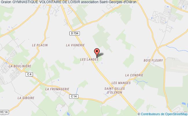 plan association Gymnastique Volontaire De Loisir Saint-Georges-d'Oléron