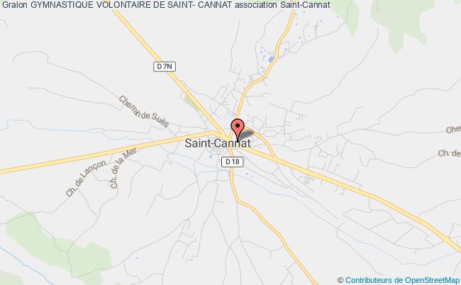 plan association Gymnastique Volontaire De Saint- Cannat Saint-Cannat