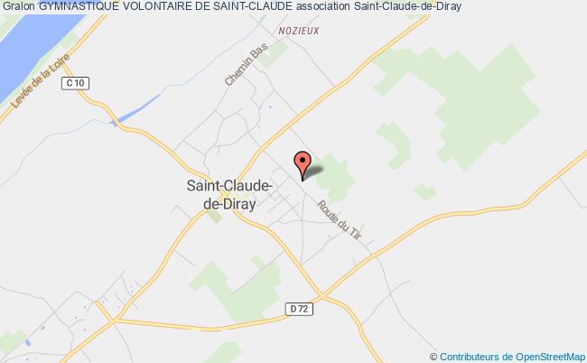 plan association Gymnastique Volontaire De Saint-claude Saint-Claude-de-Diray