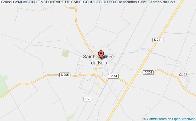 plan association Gymnastique Volontaire De Saint Georges Du Bois Saint-Georges-du-Bois