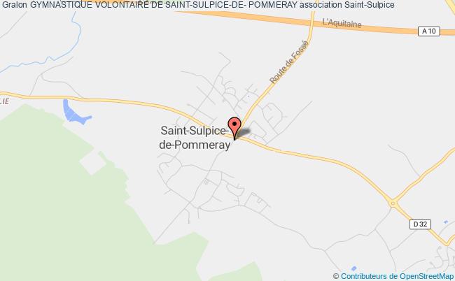 plan association Gymnastique Volontaire De Saint-sulpice-de- Pommeray Saint-Sulpice