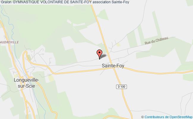 plan association Gymnastique Volontaire De Sainte-foy Sainte-Foy
