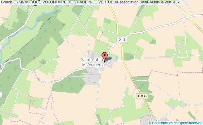 plan association Gymnastique Volontaire De St-aubin-le Vertueux Saint-Aubin-le-Vertueux