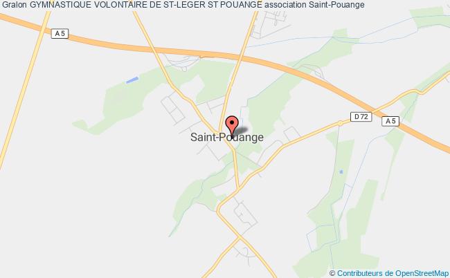 plan association Gymnastique Volontaire De St-leger St Pouange Saint-Pouange