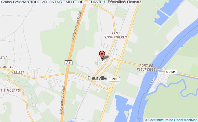 plan association Gymnastique Volontaire Mixte De Fleurville Fleurville