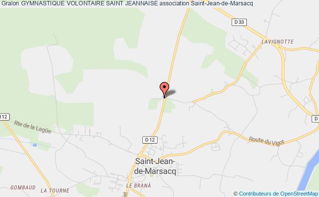 plan association Gymnastique Volontaire Saint Jeannaise Saint-Jean-de-Marsacq