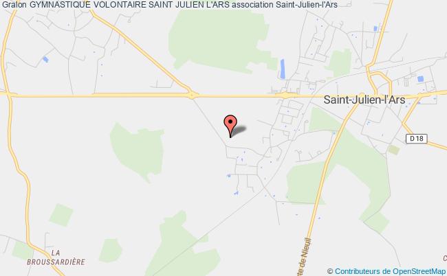 plan association Gymnastique Volontaire Saint Julien L'ars Saint-Julien-l'Ars